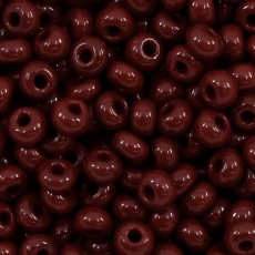 Miçanga Preciosa® Ornela Vermelho Terra Fosco (93300) 6/0 aprox. 4,1mm