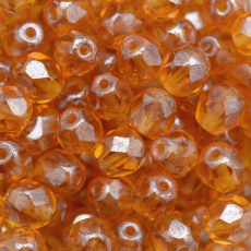 Cristal Preciosa® Ornela Transparente Lustroso Topaz (10060) 6mm