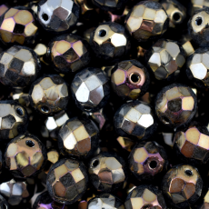 Cristal Preciosa® Ornela Bronze Mesclado Transparente Metálico (21415) 6mm