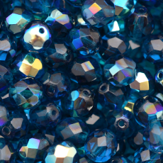 Cristal Preciosa® Ornela Royal Transparente Aurora Boreal (60080) 6mm