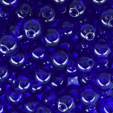 Conta de Porcelana Supreme Azul Transparente 8mm