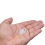 Vidrilhos Quadrado Preciosa Ornela Cristal Transparente T Lustroso 48102 2,6x2,6mm