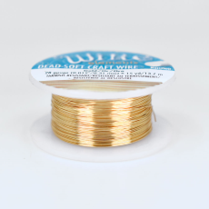 Craft Wire Fio Copper Wire Elements Dourado 28 Gauge  0,31mm