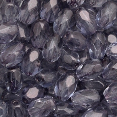 Cristal Oval Preciosa® Ornela art. 29 Lilás Dourado (0726) 7x5mm