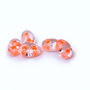 Micanga Twin Preciosa Ornela Cristal e Laranja Lined 08789 2,5X5mm