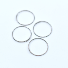 Argola de Aço Inox LDI Cristais® Níquel 14mm