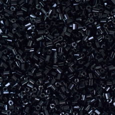 Vidrilho Supreme Preto Fosco AAA (23980) 2x11/0 aprox.1,8mm