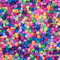 Mix Miçanga Color by LDI Cristais® Multi Color Fosco Dyed 9,5/0 aprox. 2,35mm