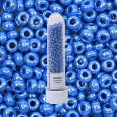 Miçanga Preciosa® Ornela Azul Perolado (68080) 5/0 aprox. 4,6mm