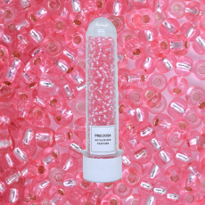 Miçanga Preciosa® Ornela Rosa Solgel Dyed Transparente (08275) 6/0 aprox. 4,1mm