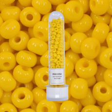 Miçanga Preciosa® Ornela Amarelo Fosco (83130) 2/0 aprox. 6,1mm