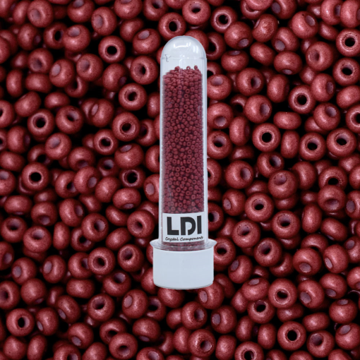 Micanga Color by LDI Cristais Vermelho Terracota 16A18L 9,50 aprox. 2,35mm