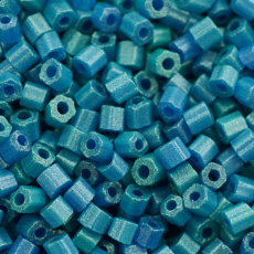 Vidrilho Color by LDI Cristais® Azul Capri Blue (01132L) 2x9/0=2,6mm