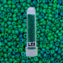 Micanga Color by LDI Cristais Verde Azul Mesclado 53631L 9,50 aprox. 2,35mm