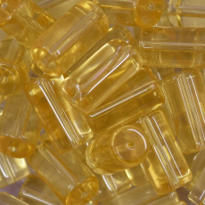 Conta de Vidro Supreme Firma Topaz (10020) Transparente 20x10mm