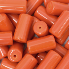 Conta de Vidro Supreme Firma Laranja (93150) Fosco 20x10mm