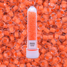 Miçanga Preciosa® Ornela Laranja Lined (08789) 7/0 aprox. 3,5mm