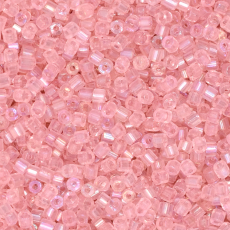 Vidrilho Preciosa® Ornela Rosa Transparente T Aurora Boreal (07112) 2x9/0=2,6mm