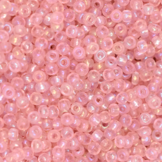 Miçanga Preciosa® Ornela Rosa Transparente T Aurora Boreal (07112) 10/0 aprox. 2,3mm
