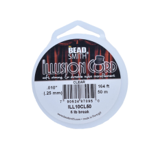 Fio Nylon Illusion Cord Beadsmith Cristal 0,25mm