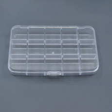 Caixa Organizadora Transparente com 15 Divisorias 15x9x2,5cm