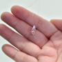 Gota Drops Pingente Supreme Cristal Aurora Boreal 11x5,5mm