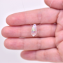 Gota Drops Pingente Supreme Cristal Aurora Boreal 14x7mm