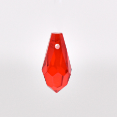 Gota Drops Pingente Supreme Vermelho 14x7mm