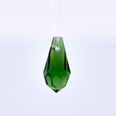 Gota Drops Pingente Supreme Verde  14x7mm