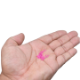 Micanga Color by LDI Cristais Pink Transparente T 01192L 90 aprox. 2,6mm