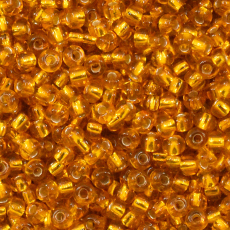 Miçanga Preciosa® Ornela Amarelo Escuro Transparente (87060) 9/0 aprox. 2,6mm