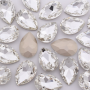 Strass Gota Supreme art. 8003 base conica Cristal 30x20mm