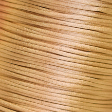 Cordão de Seda Art & Bijoux Dourado 1mm