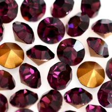 Strass Mc Chaton Preciosa® art. 431 11 111 base cônica Ametista SS28 = 6mm