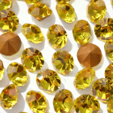 Strass Mc Chaton Preciosa® art. 431 11 111 base cônica Citrine SS12 = PP24 = 3mm