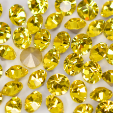 Strass Mc Chaton Maxima® Preciosa® art. 431 11 615 base cônica Citrine SS39 = 8,2mm