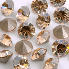 Strass Mc Chaton Maxima® Preciosa® art. 431 11 615 base cônica Cristal Golden Honey SS24 = 5,2mm