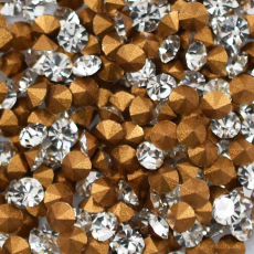 Strass Mc Chaton Optima Preciosa® art. 431 11 111 base cônica Cristal SS16 = PP31 = 3,8mm