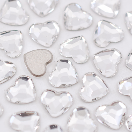 Strass Chaton Coracao Preciosa art. 438 18 301 NO HF Cristal 6mm