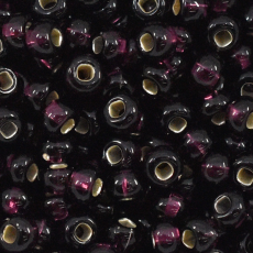 Miçanga Preciosa® Ornela Lilas Transparente Furo Quadrado (27080) 6/0 aprox. 4,1mm