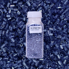 Vidrilho Supreme Roxo Transparente T Lustroso AAA (26090) 2x11/0 aprox. 1,8mm
