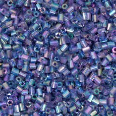 Vidrilho Supreme Roxo Transparente T Aurora Boreal AAA (21090) 2x11/0 aprox. 1,8mm