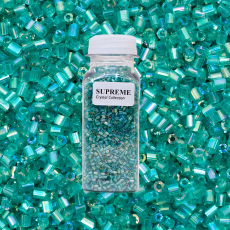 Vidrilho Supreme Verde Transparente T Aurora Boreal (51700) 2x11/0 aprox. 1,8mm