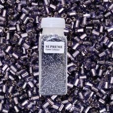 Vidrilho Supreme Roxo Transparente AAA (27090) 2x11/0 aprox. 1,8mm