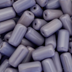 Conta de Vidro Artesanal Preciosa® Ornela Firma Lilas Claro Fosco (23020) 24x13mm