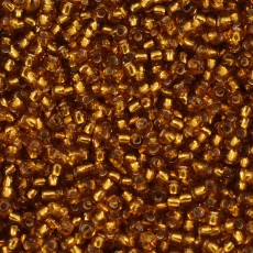 Miçanga Preciosa® Ornela Ouro Velho Transparente (17070) 12/0 aprox. 1,9mm