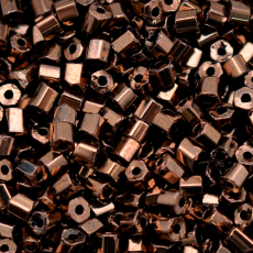 Vidrilho Preciosa® Ornela Bronze Escuro Metálico (59141) 2x8/0=2,9mm