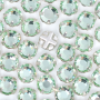 Strass Chaton Rose Engrampado Prateado para costura Cristais Preciosa Chrysolite SS20  4,6mm