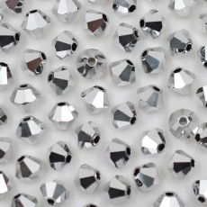 Balão Preciosa® art. 451 69 302 Prata Cristal Labrador 2x 4mm