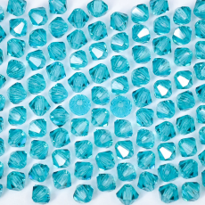 Balão Preciosa® art. 451 69 302 Blue Zircon 4mm